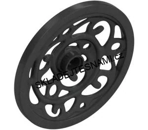 LH2887 LEGO HRANÉ KOVANÉ ANTRACITOVÉ KOLO PRŮMĚR 43,2 MM (15744)