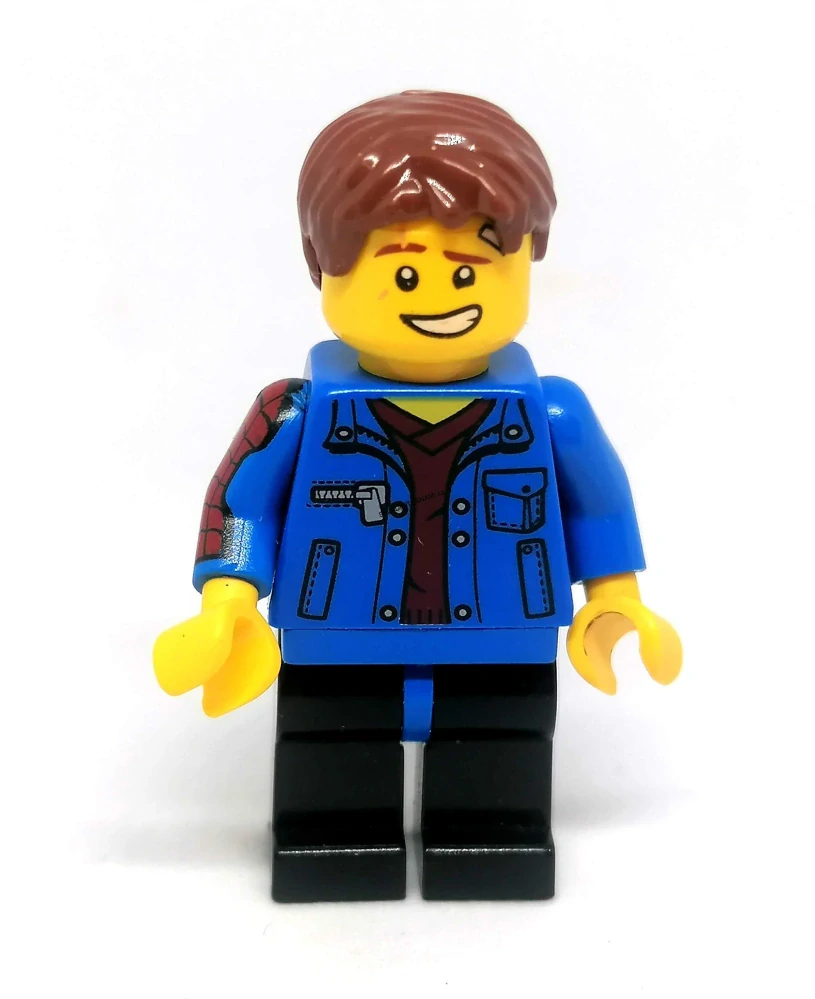 LH5058 LEGO HRANÁ MINIFIGURKA MUŽ V DŽÍNOVÉ BUNDĚ