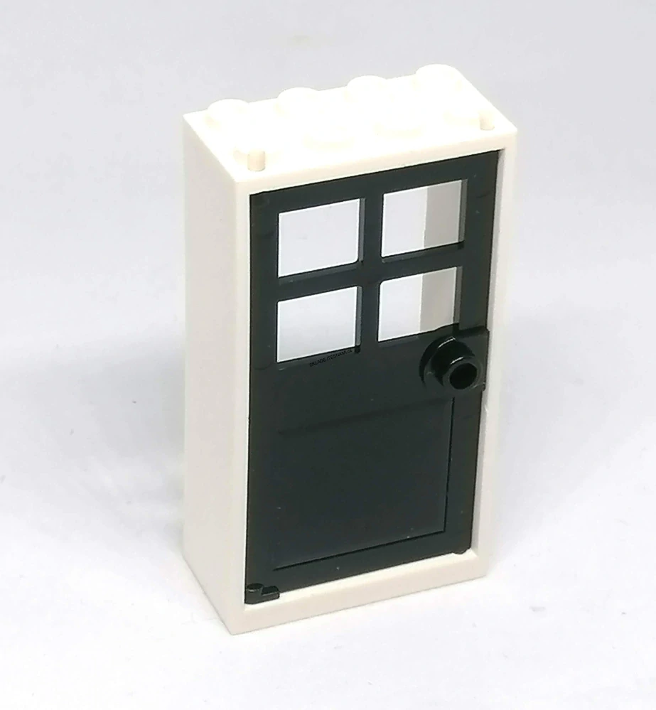 LH2995 LEGO HRANÉ DVEŘE ČERNÉ BÍLÝ ŠIROKÝ RÁM