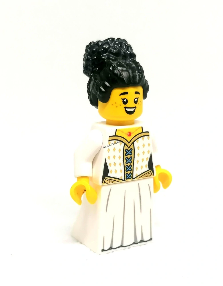 LH5294 LEGO HRANÁ MINIFIGURKA DÁMA BÍLÉ ŠATY