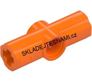 T7 LEGO TECHNIK Úhlová spojka ORANŽOVÁ č. 2 (180º) (32034 / 42134)