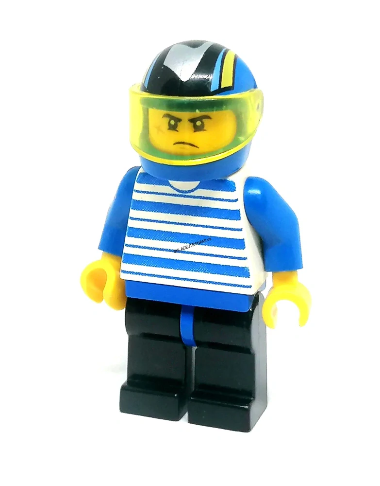 LH5624 LEGO HRANÁ MINIFIGURKA MODRÝ MOTORKÁŘ