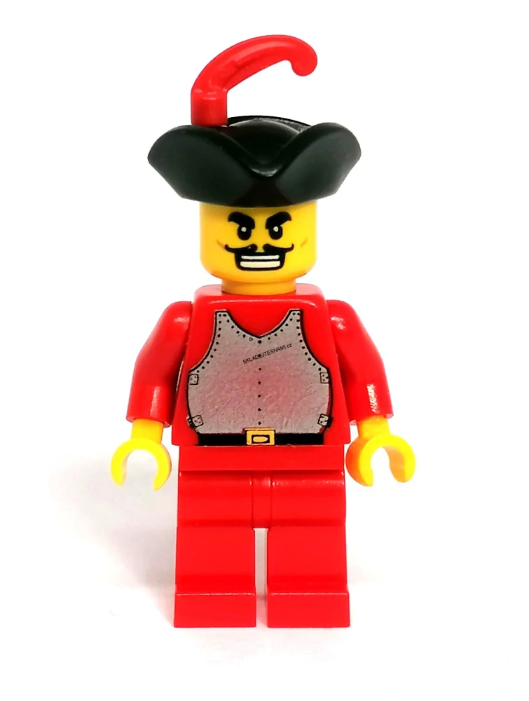 LH5694 LEGO HRANÁ MINIFIGURKA PIRÁT ČERVENÝ