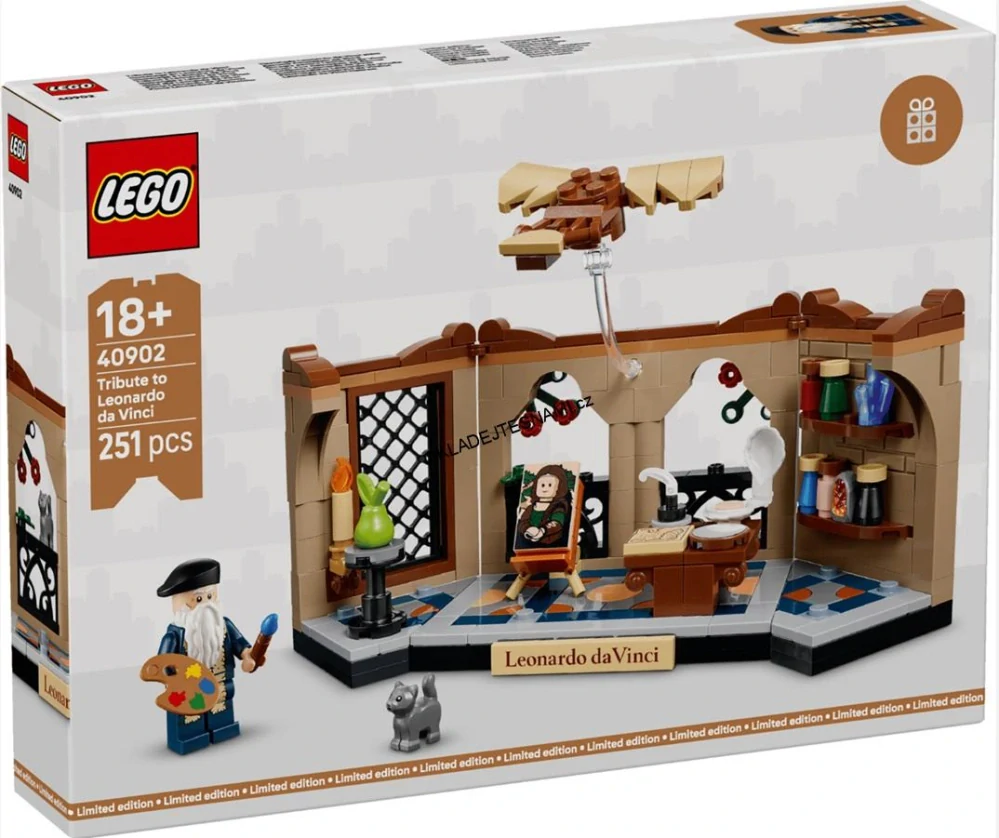 40902 LEGO POCTA LEONARDU DA VINCIMU