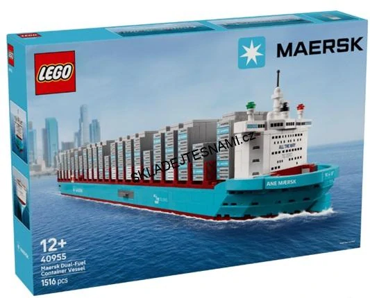 40955 LEGO KONTEJNEROVÉ DVOUPALIVOVÉ PLAVIDLO MAERSK