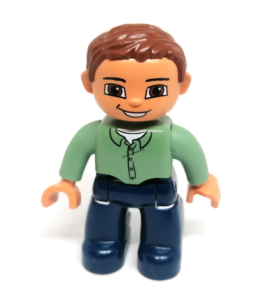 H604 DUPLO HRANÁ FIGURKA TATÍNEK V ZELENÉ KOŠILI