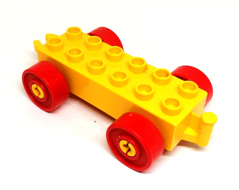 H620 DUPLO HRANÝ PODVOZEK ŽLUTÝ ČERVENÁ KOLA