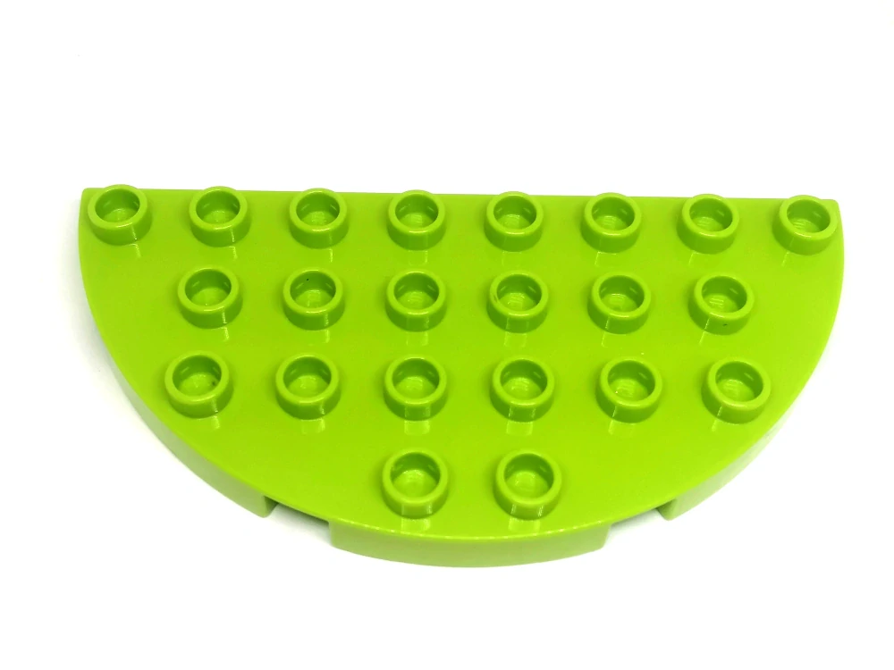 H679 DUPLO HRANÁ PODLOŽKA 8X4 PŮLOBLOUK LIMETKOVÝ