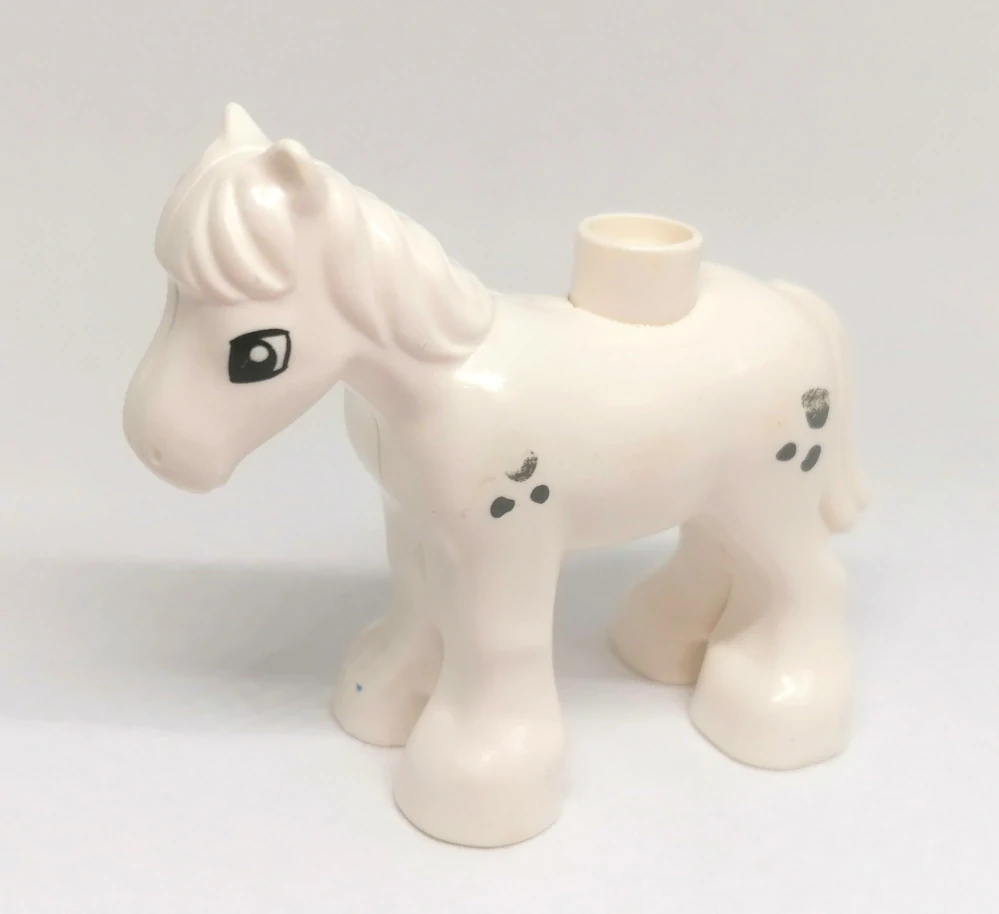 H706 DUPLO HRANÉ ZVÍŘE KONÍK BÍLÝ