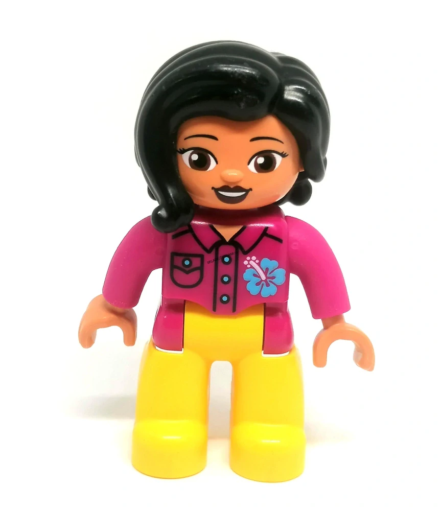 H715 DUPLO HRANÁ FIGURKA ŽENA ŽLUTÉ KALHOTY