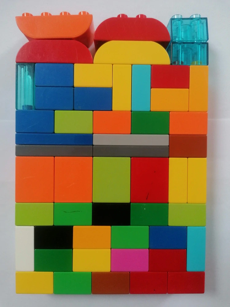 BALÍČEK DH108 - HRANÉ DUPLO KOSTKY 400 GRAMŮ MIX BARVIČEK
