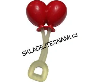 H742 DUPLO HRANÉ DVA ČERVENÉ BALONKY Z POUTI