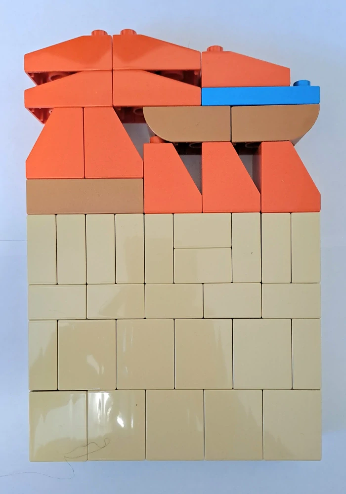 BALÍČEK ČÍSLO 2 - NOVÉ DUPLO KOSTKY 350 GRAMŮ PŘEVÁŽNĚ BÉŽOVÉ