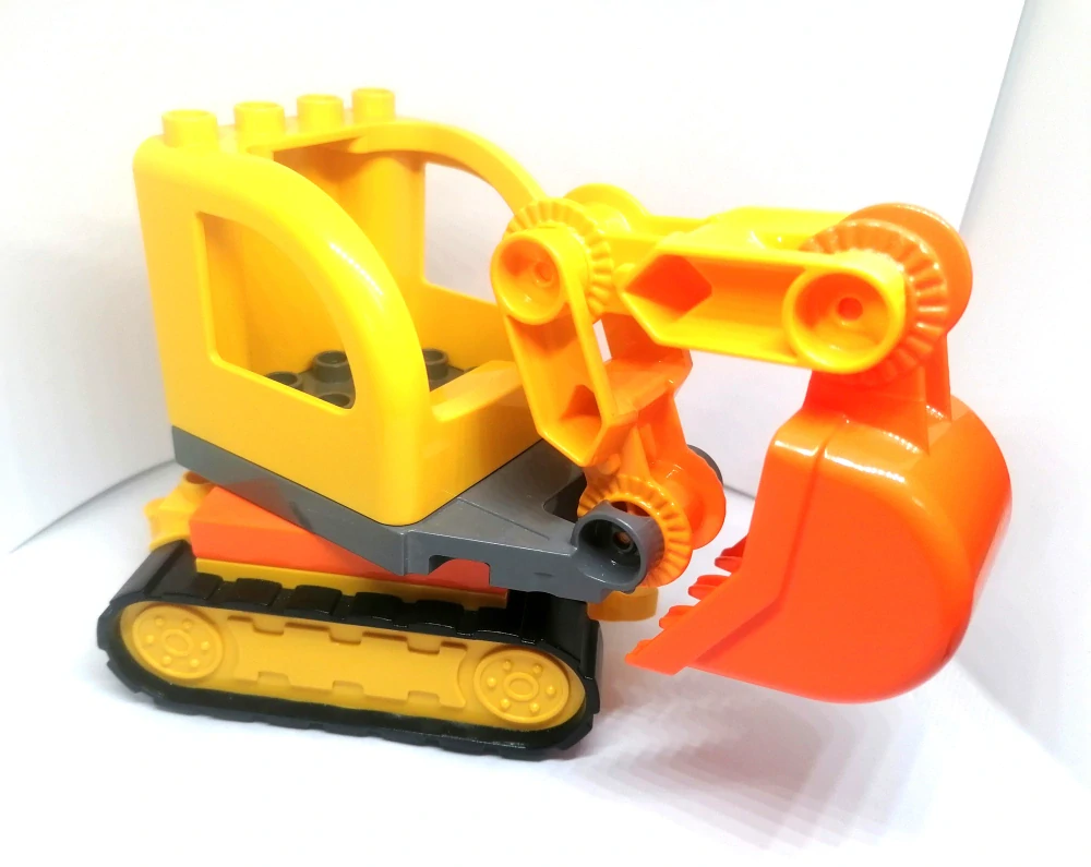 H851 DUPLO HRANÉ AUTÍČKO BAGR PÁSÁK OTÁČECÍ KORBA
