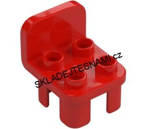 H865 DUPLO HRANÁ ŽIDLIČKA ČERVENÁ