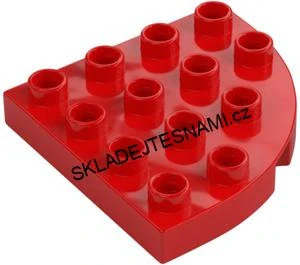 H901 DUPLO HRANÁ ČTVRTDESTIČKA ČERVENÁ