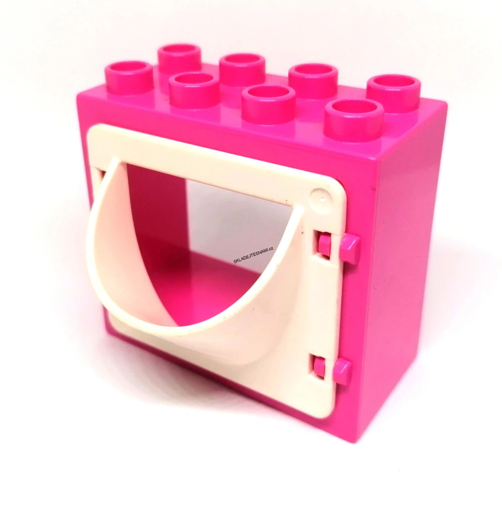 H935 DUPLO HRANÉ OKNO RŮŽOVÉ S NASYPKOU
