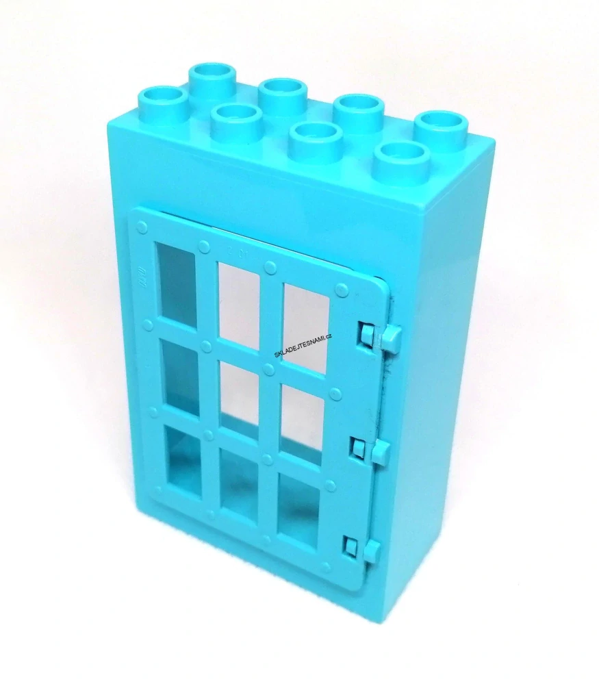 H949 DUPLO HRANÉ DVEŘE TYRKYSOVÉ MŘÍŽE