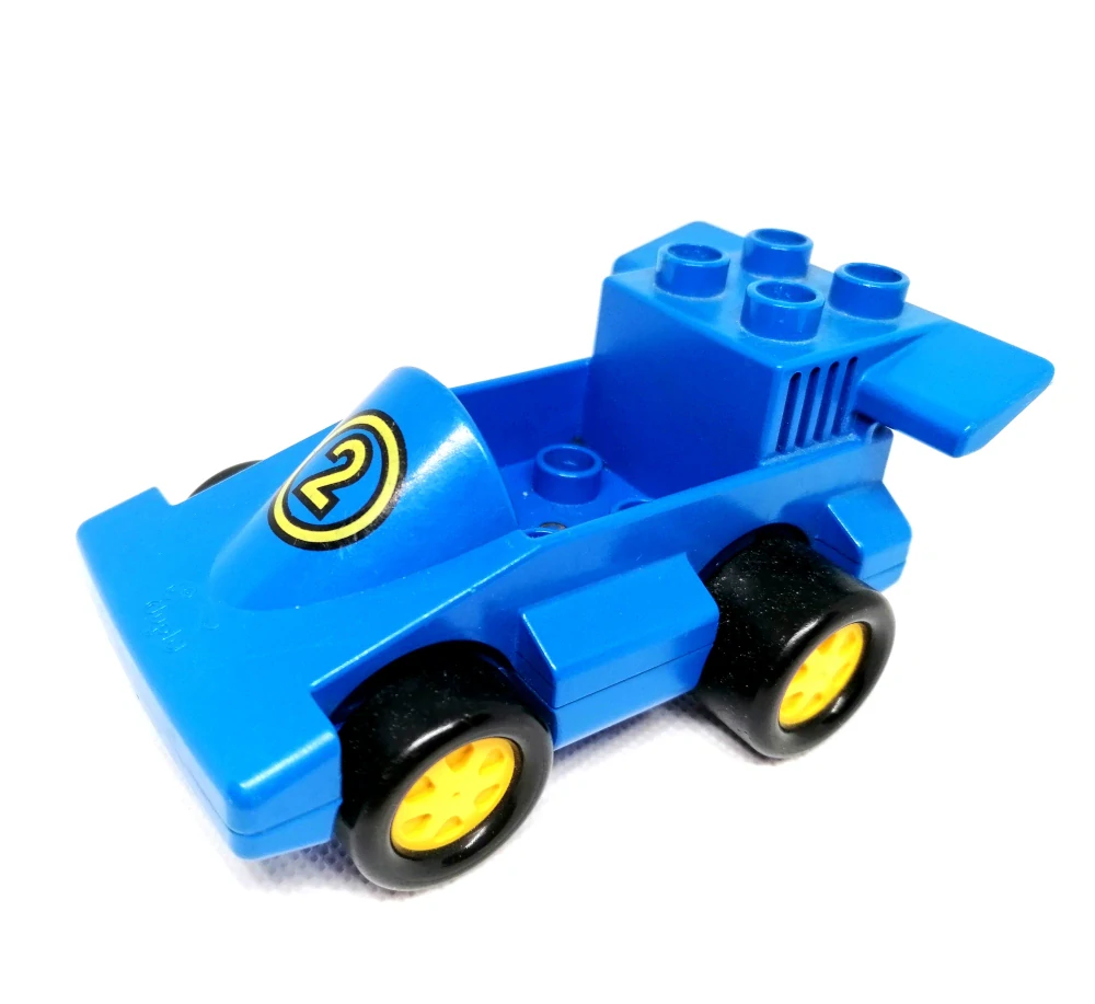 H970 DUPLO HRANÉ AUTÍČKO FORMULE 1 MALÁ MODRÁ