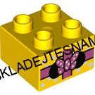 H1004 DUPLO HRANÁ KOSTIČKA ŽLUTÁ NÍZKÁ POTISK DÁREK MINIE