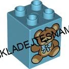 H1017 DUPLO HRANÁ KOSTIČKA TYRKYSOVÁ MEDVÍDEK