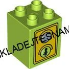 H1030 DUPLO HRANÁ KOSTIČKA VYSOKÁ SEMAFOR PŘECHOD PRO CHODCE