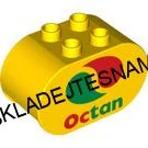 H1036 DUPLO HRANÁ KOSTIČKA OVÁLNÁ ŽLUTÁ OCTAN