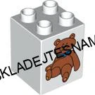 H1044 DUPLO HRANÁ KOSTIČKA VYSOKÁ POTISK MEDVÍDEK