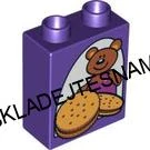 H1048 DUPLO HRANÉ KOSTKY POTISK MEDVĚDÍ SUŠENKY