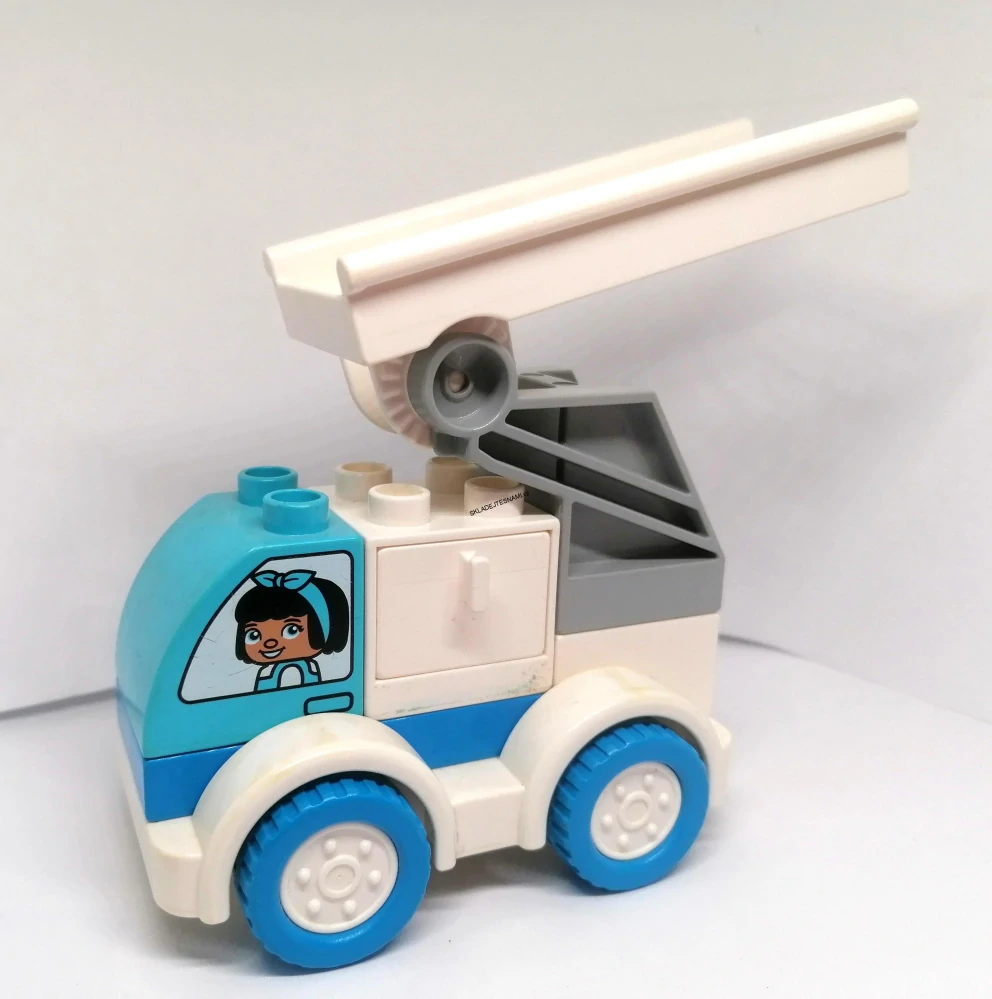 H1099 DUPLO HRANÉ AUTÍČKO MINI S VÝSUVNÝM ŽEBŘÍKEM