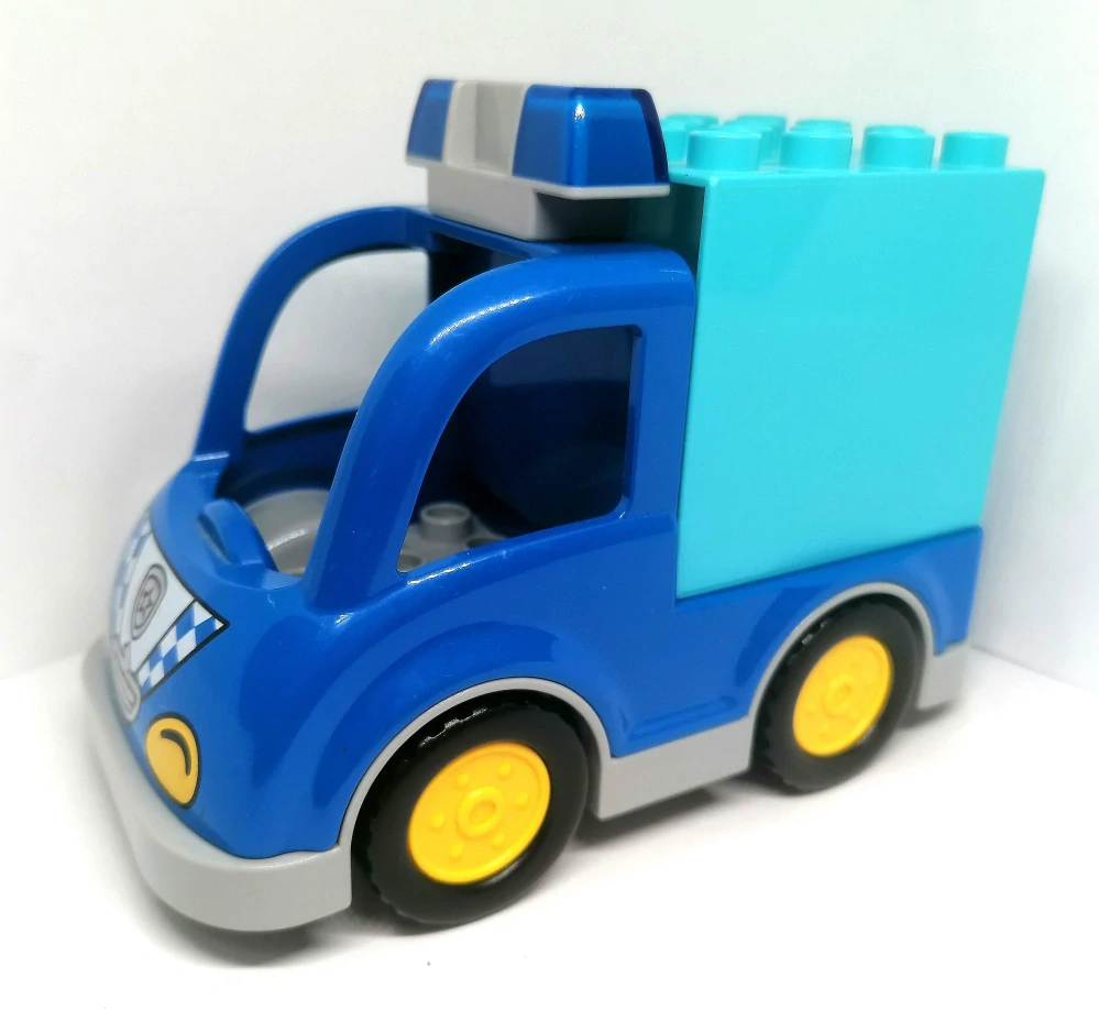 H1102 DUPLO HRANÉ AUTÍČKO POLICEJNÍ DODÁVKA