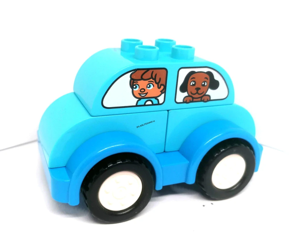 H1108 DUPLO HRANÉ AUTÍČKO MINI TYRKYSOVÉ
