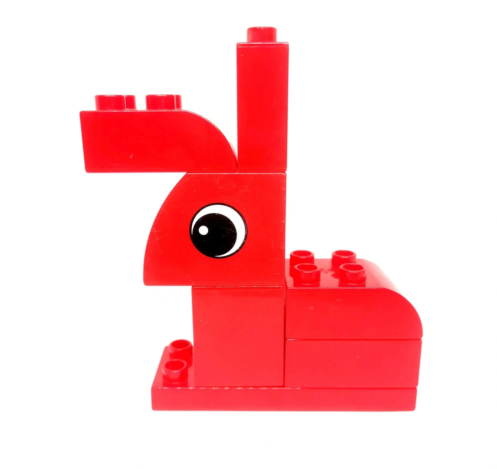H1160 DUPLO HRANÉ ZVÍŘE Z KOSTEK ČERVENÝ ZAJÍC