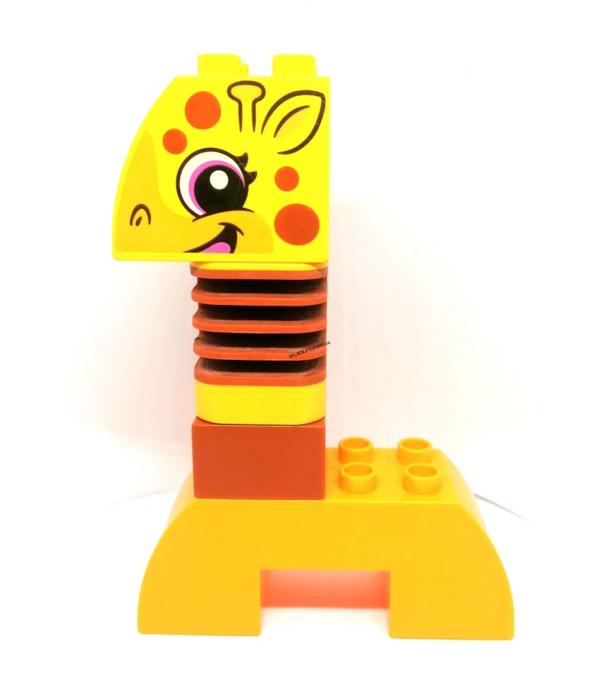 H1164 DUPLO HRANÉ ZVÍŘE Z KOSTEK ŽIRAFA S PRUŽNÝM KRKEM