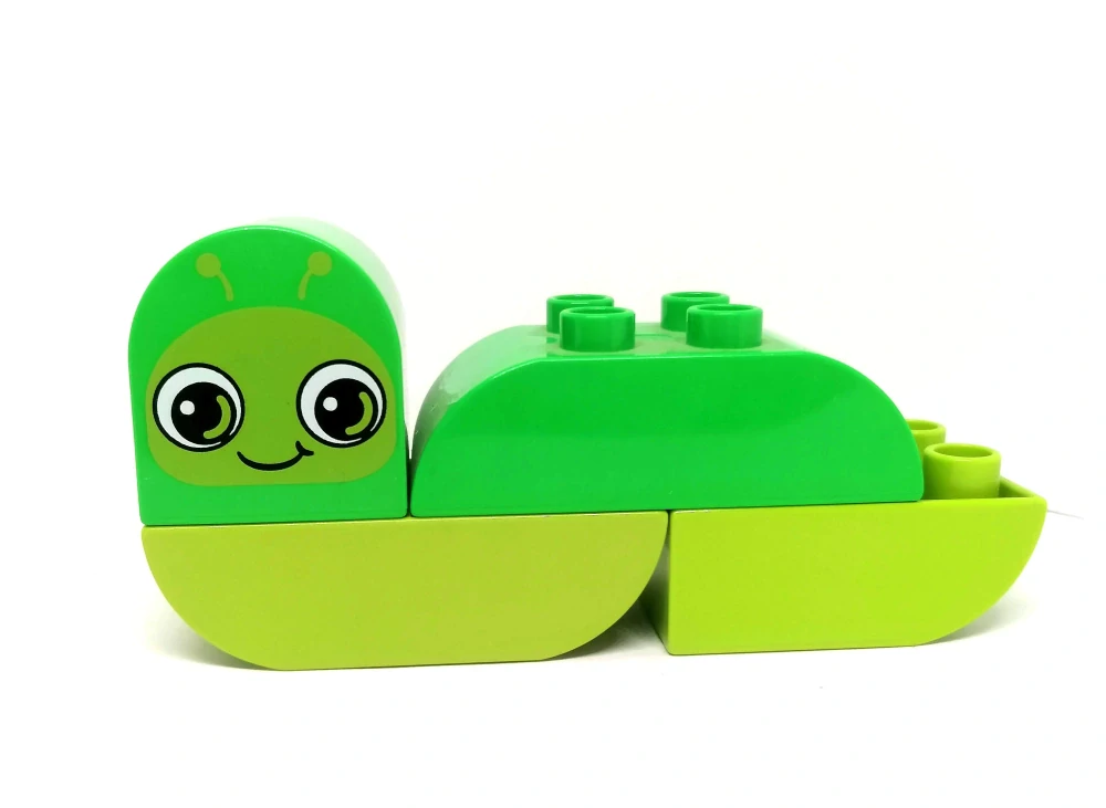 H1165 DUPLO HRANÉ ZVÍŘE Z KOSTEK ZELENÝ HAD ŽÍŽALA ČERVÍK