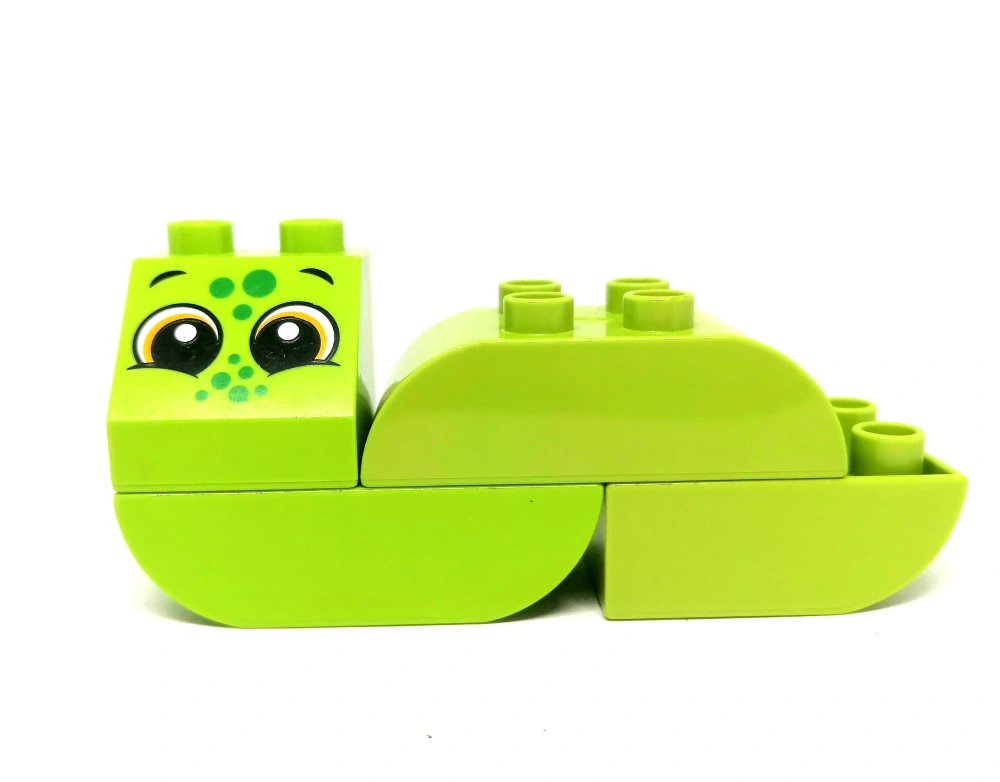 H1166 DUPLO HRANÉ ZVÍŘE Z KOSTEK ZELENÝ HAD ŽÍŽALA ČERVÍK
