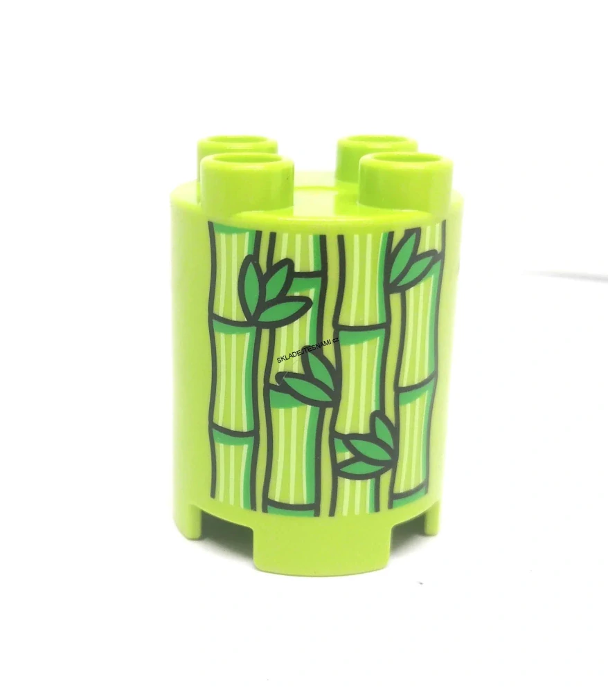 H1185 DUPLO HRANÁ KOSTKA S POTISKEM VÁLEC ZELENÝ BAMBUS