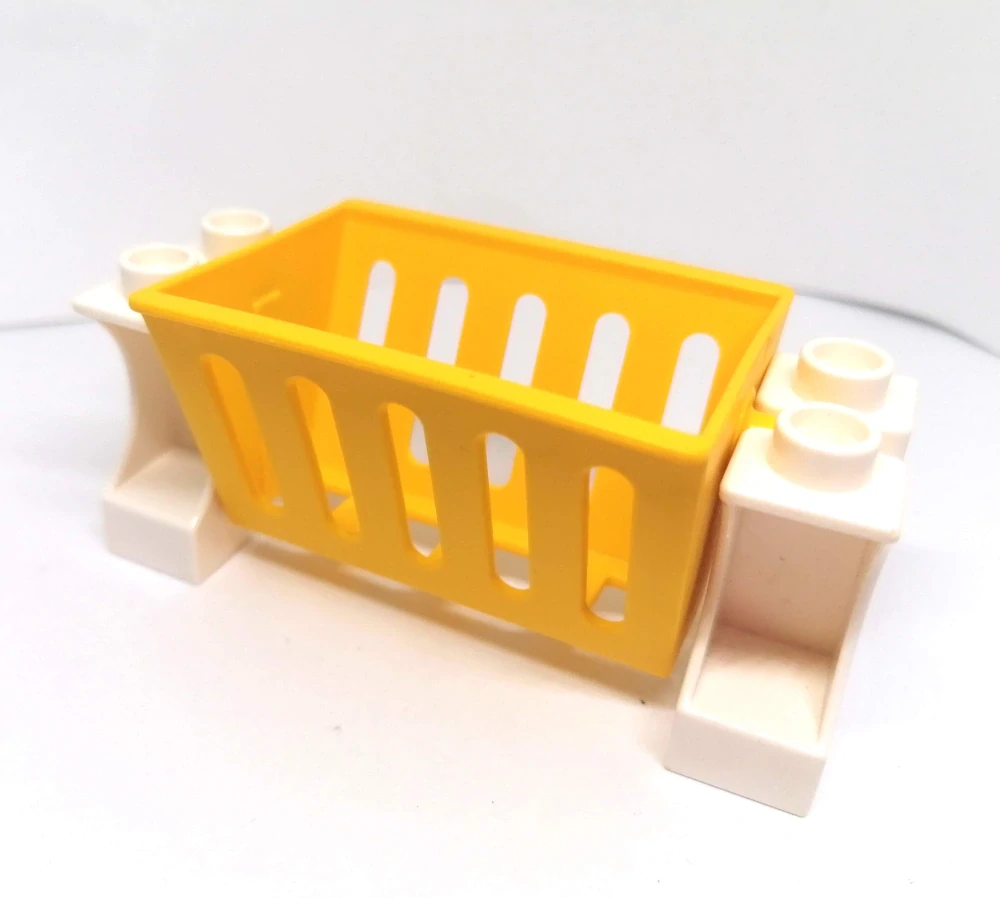 H1197 DUPLO HRANÉ KRMÍTKO ŽLUTÉ NAKLÁPĚCÍ