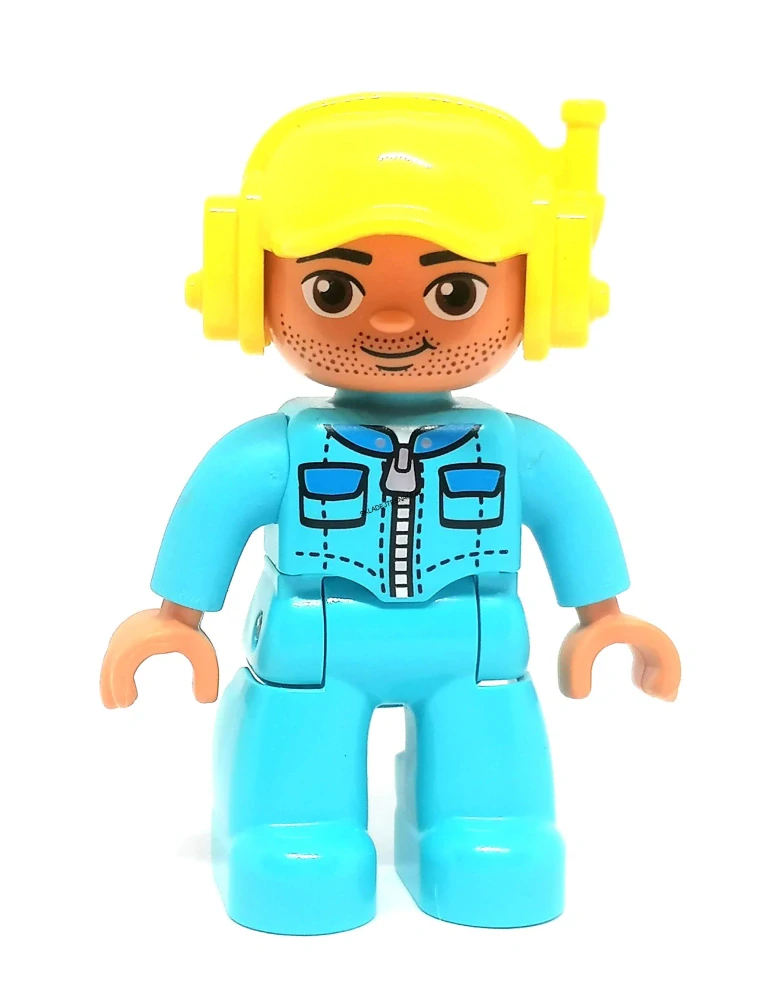 H1215 DUPLO HRANÁ FIGURKA MUŽ PRACOVNÍK LETIŠTĚ PILOT