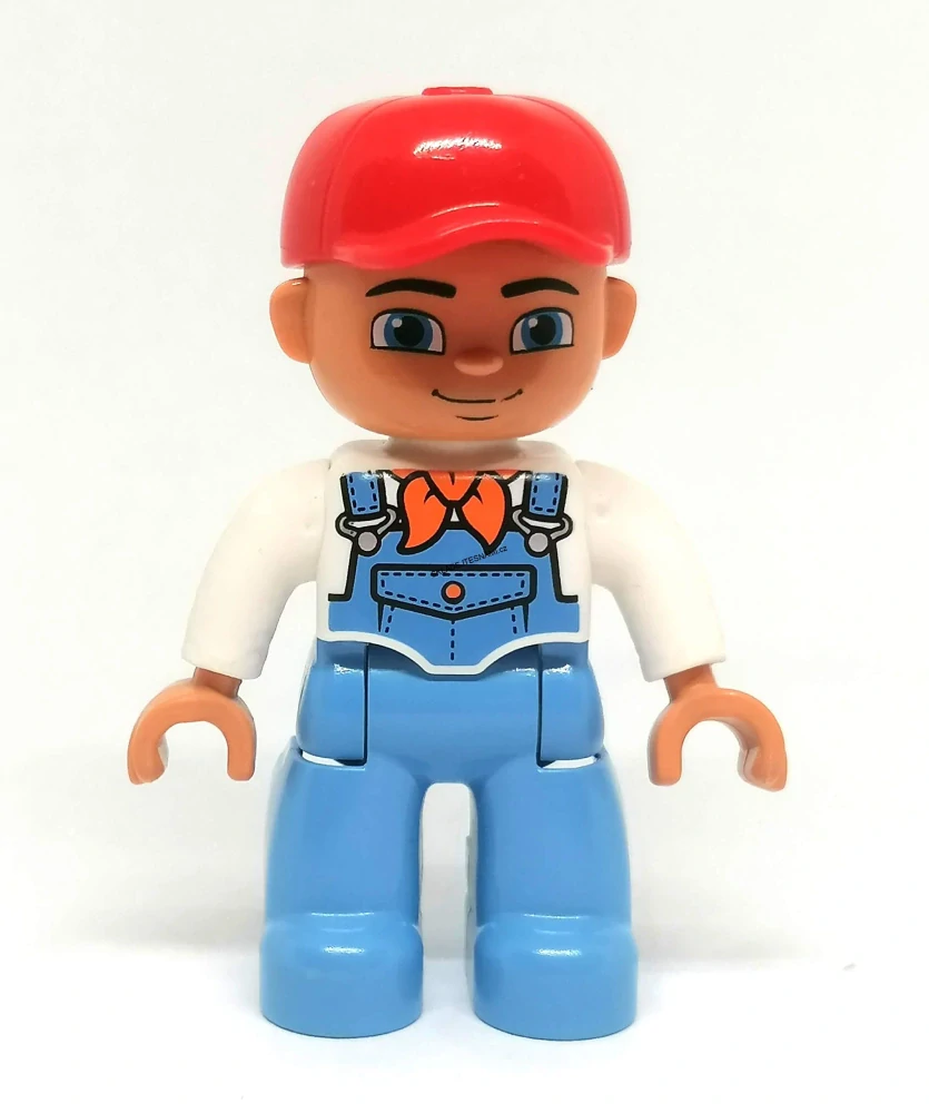 H1223 DUPLO HRANÁ FIGURKA MUŽ VE SVĚTLEMODRÝCH MONTÉRKÁCH