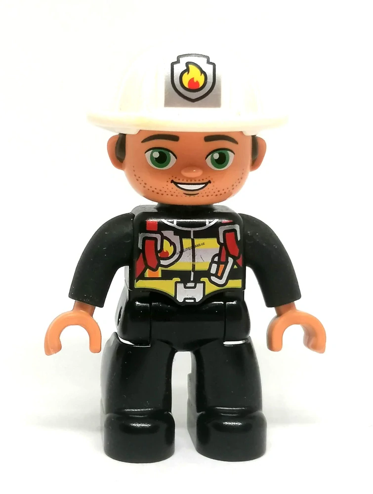 H1228 DUPLO HRANÁ FIGURKA MUŽ VELITEL HASIČŮ
