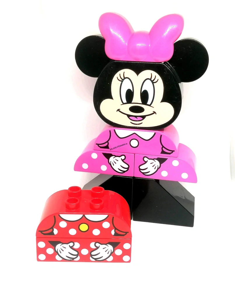 H1326 DUPLO HRANÁ FIGURKA MINIE Z KOSTEK + NÁHRADNÍ ŠATY