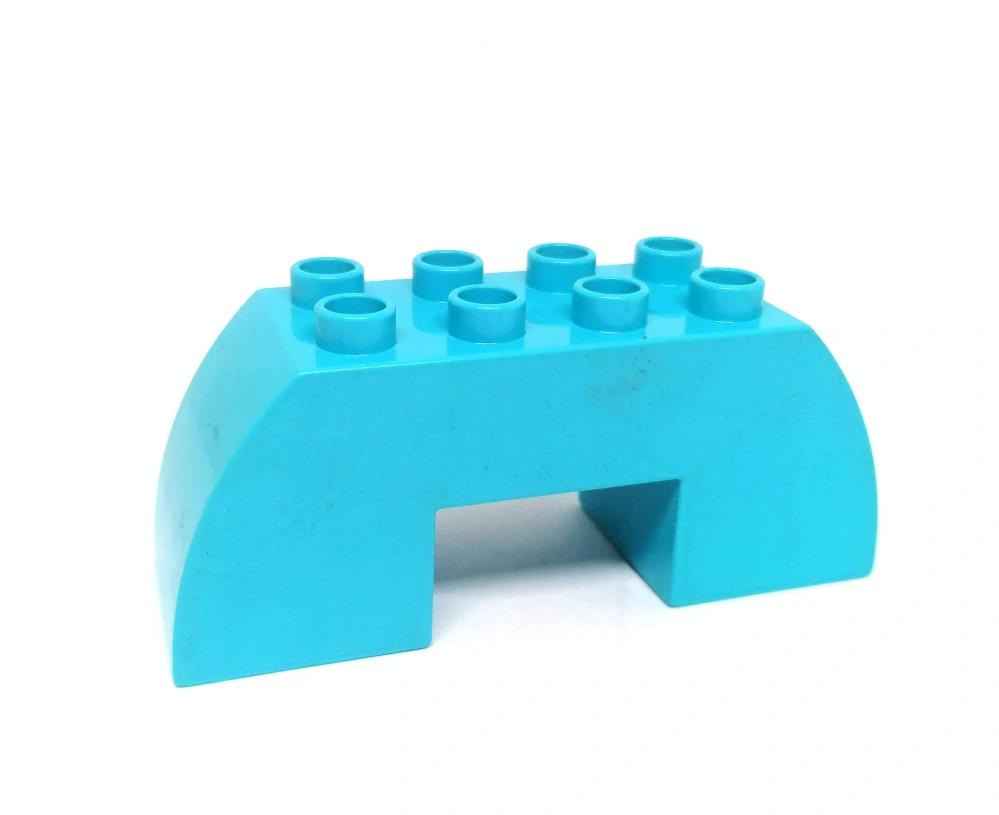 H1335 DUPLO HRANÁ KOSTKA 2X6 NOPKŮ TYRKYSOVÁ TRAVERZA OBLOUK