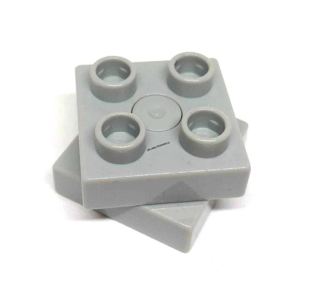 H1341 DUPLO HRANÁ ŠEDÁ KOSTKA OTOČNÁ DVĚ PLOCHY