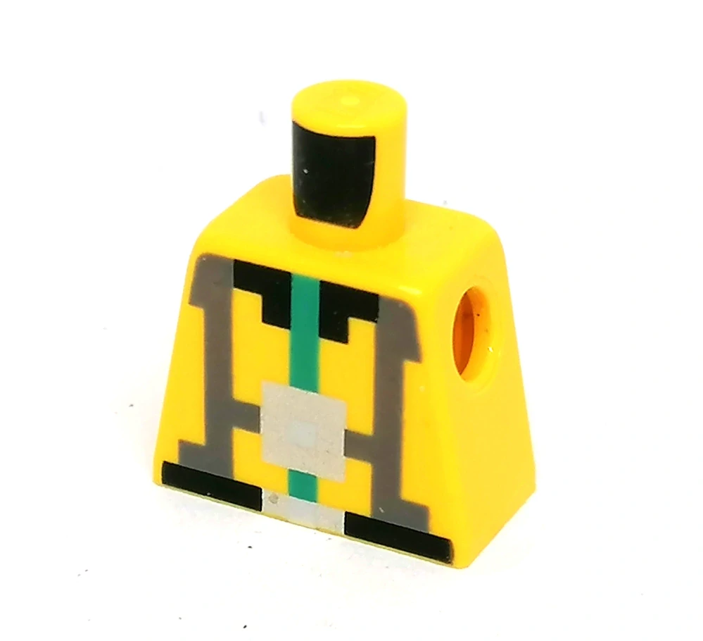 X563 LEGO HRANÝ DÍL TRUP BEZ PAŽÍ MINICRAFT ŽLUTÝ