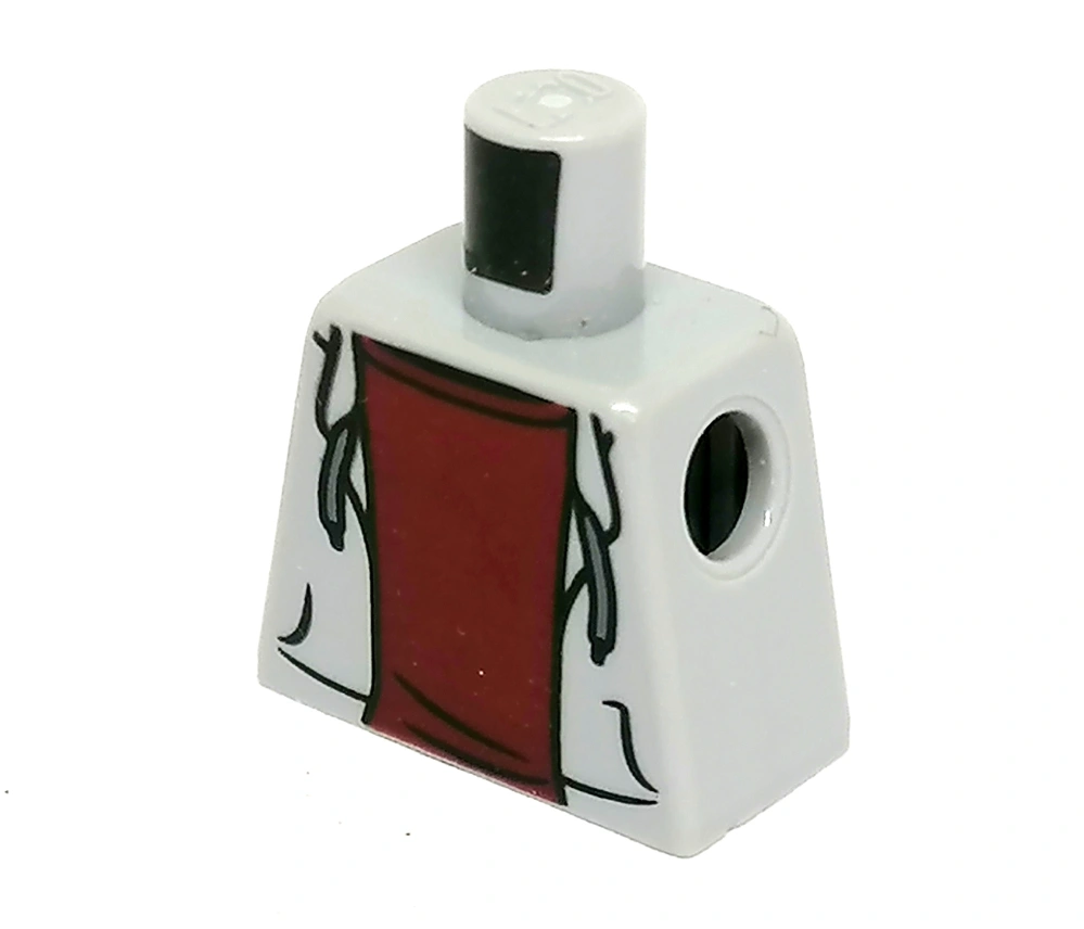 X570 LEGO HRANÝ DÍL TRUP BEZ PAŽÍ ŠEDÁ MIKINA ROZEPNUTÁ