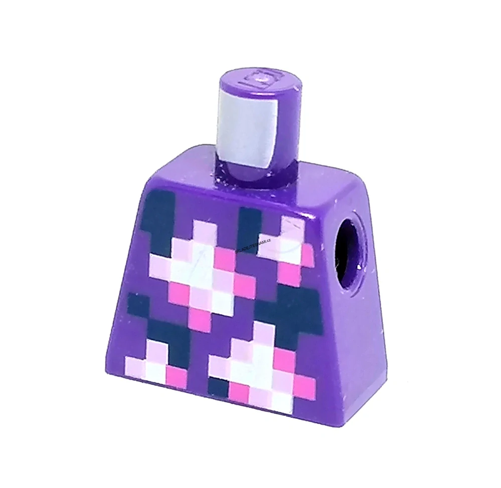X583 LEGO HRANÝ DÍL TRUP BEZ PAŽÍ FIALOVÝ MINECRAFT
