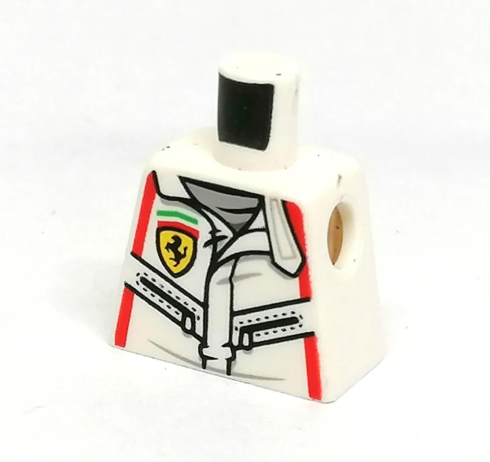 X587 LEGO HRANÝ DÍL TRUP BEZ PAŽÍ ZÁVODNÍK FERARRI