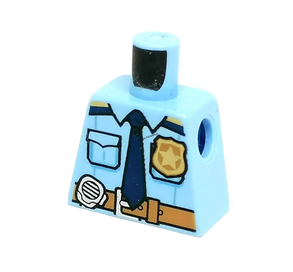 X592 LEGO HRANÝ DÍL TRUP BEZ PAŽÍ POLICEJNÍ KOŠILE