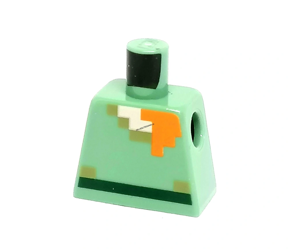 X606 LEGO HRANÝ DÍL TRUP BEZ PAŽÍ MINECRAFT ZELENKAVÝ